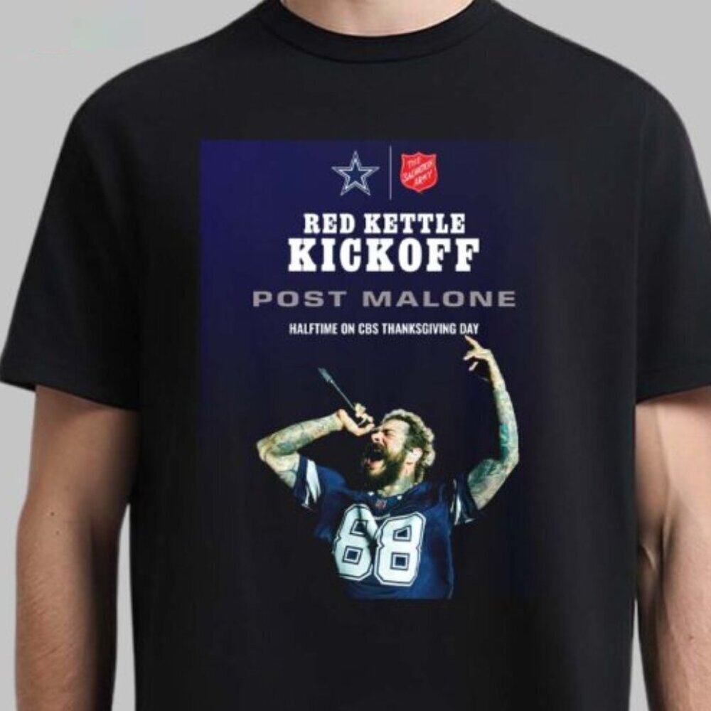 Post Malone Dallas Cowboys Haftime Show On CBS T-Shirt .